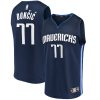 Fanatics Luka Doncic Dallas Mavericks Navy Fast Break Team Replica Jersey Statement Terrific Edition Upgrade your fan gear! Order this premium jersey today.