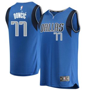 Fanatics Luka Doncic Dallas Mavericks Youth Blue Replica Fast Glamorous Break Jersey Icon Edition Gift idea! Surprise a sports fan with this amazing jersey.
