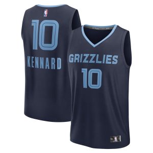 Fanatics Luke Kennard Memphis Enchanting Grizzlies Navy Fast Break Replica Player Jersey Icon Edition For the true fans! Secure this authentic jersey now.