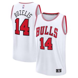 Fanatics Matas Enchanting Buzelis Chicago Bulls White Fast Break Replica Player Jersey Association Edition Sports fans