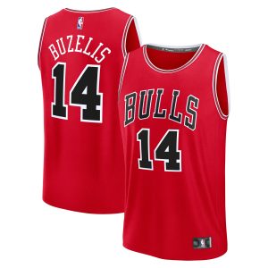 Fanatics Dashing Matas Buzelis Chicago Bulls Youth Red Fast Break Replica Player Jersey Icon Edition Last chance! Grab this awesome jersey before it's gone for good.
