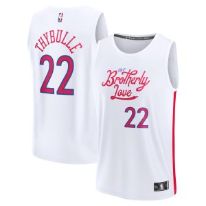 Fanatics Matisse Thybulle Philadelphia 76ers Youth White Fastbreak Jersey Captivating City Edition Show your dedication! Own this special jersey for your team.