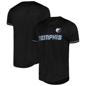Fanatics Admirable Memphis Grizzlies Black Pop Baseball Jersey Enhance your game - day look! Get this fashionable jersey.