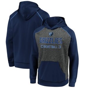 Fanatics Memphis Grizzlies Heathered Charcoal/Navy Game Day Top - notch Ready Raglan Pullover Hoodie Designed for performance! Get this functional jersey.