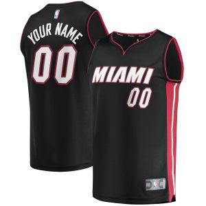 Fanatics Miami Heat Youth Black Fast Break Custom Replica Jersey Amazing Icon Edition High - demand item! Order this sought - after jersey immediately.