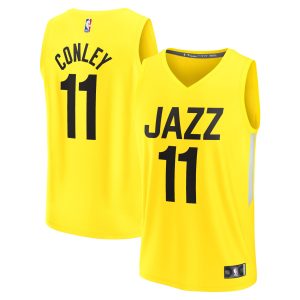 Fanatics Mike Conley Utah Jazz Yellow Admirable Fast Break Replica Jersey Icon Edition Show your dedication! Own this special jersey for your team.