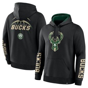 Fanatics Milwaukee Exquisite Bucks Black Legacy Guard Pullover Hoodie Unbeatable style! Get this stylish jersey now.