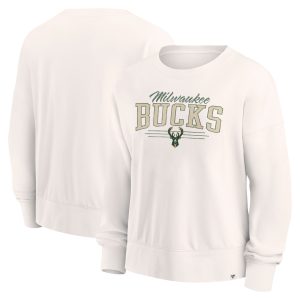 Fanatics Milwaukee Bucks Charming Women's Cream Close the Game Pullover Sweatshirt Last chance! Grab this awesome jersey before it's gone for good.