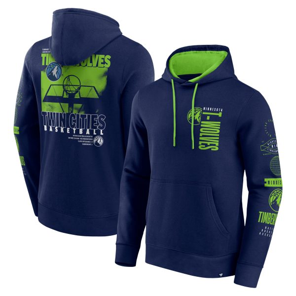 Fanatics Minnesota Timberwolves Navy Game Time Fantastic Crossover Pullover Hoodie Be the first! Order this trendy jersey ahead of the crowd.