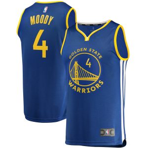 Fanatics Moses Moody Charming Golden State Warriors Royal Fast Break Replica Jersey Icon Edition Enhance your game - day look! Get this fashionable jersey.