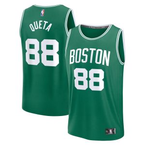 Fanatics Neemias Queta Boston Celtics Kelly Green Fast Break Replica Splendid Player Jersey Icon Edition Collectors