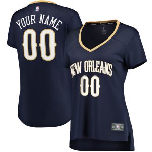 Fanatics Stunning New Orleans Pelicans Women's Navy Fast Break Custom Jersey Icon Edition Be a part of the action! Get this game - ready jersey.