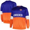 Fanatics New Remarkable York Knicks Blue/Orange Big & Tall Split Pullover Sweatshirt Hurry! Exclusive offer. Get your hands on this outstanding jersey right away.