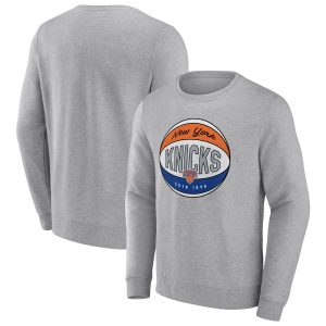 Fanatics New York Exquisite Knicks Heathered Gray True Classics Vint Pullover Sweatshirt Upgrade your fan gear! Order this premium jersey today.