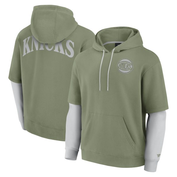 Fanatics New York Knicks Olive Amazing Elements Sleek Pullover Hoodie Designed for performance! Get this functional jersey.