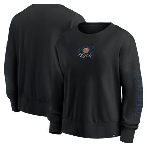 Fanatics New York Knicks Women's Black Oversized Game Glamorous Day Pullover Sweatshirt Be a part of the action! Get this game - ready jersey.