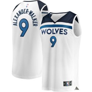 Fanatics Nickeil Alexander Captivating Walker Minnesota Timberwolves White Fast Break Replica Player Jersey Association Edition Team spirit! Show it off with this awesome jersey.