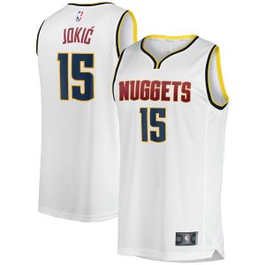 Fanatics Nikola Jokic Denver Nuggets White Fast Break High - quality Player Jersey Association Edition Proven quality! Invest in this reliable jersey.