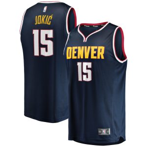 Fanatics Nikola Jokic Alluring Denver Nuggets Youth Blue Fast Break Replica Jersey Icon Edition Don't be left out! Get this stylish jersey and show your team pride.