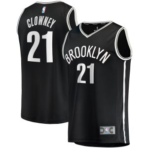 Fanatics Noah Clowney Brooklyn Nets Youth Black Fast Break Replica Jersey Notable Icon Edition Designed for performance! Get this functional jersey.