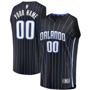 Fanatics Refined Orlando Magic Black Fast Break Custom Jersey Icon Edition Enhance your game - day look! Get this fashionable jersey.