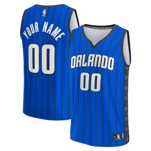 Fanatics Orlando Magic Youth Blue Fast Break Replica Custom Luxurious Jersey Statement Edition Be a part of the action! Get this game - ready jersey.