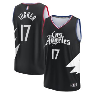Fanatics PJ Tucker LA Clippers Youth Black Fast Terrific Break Player Jersey Statement Edition Limited stock! Be quick and grab this must - have jersey to support your team.