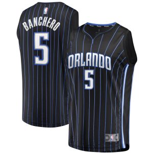 Fanatics Paolo Amazing Banchero Orlando Magic Black Fast Break Replica Player Jersey Icon Edition For a short time only! Don't miss out on this fantastic jersey.