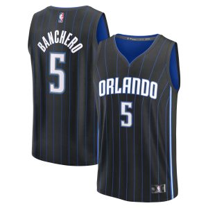 Fanatics Paolo Banchero Orlando Exceptional Magic Youth Black Fast Break Replica Player Jersey Icon Edition Unbeatable style! Get this stylish jersey now.