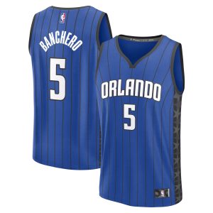 Fanatics Paolo Banchero Orlando Magic Phenomenal Youth Blue Fast Break Replica Player Jersey Statement Edition Collectors