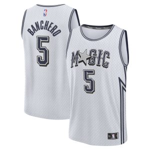 Fanatics Paolo Banchero Orlando Magic Premium - grade Youth Silver 2024/25 Fast Break Player Jersey City Edition Exclusive design! Own a jersey like no other.