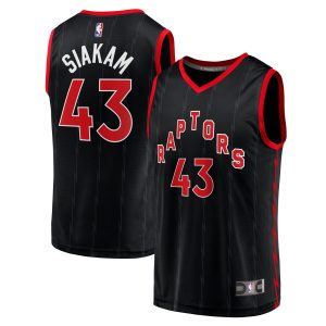 Fanatics Pascal Siakam Toronto Raptors Black Fast Break Replica Exquisite Jersey Statement Edition Be a part of the action! Get this game - ready jersey.