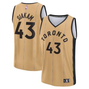 Fanatics Refined Pascal Siakam Toronto Raptors Gold Fast Break Jersey City Edition Designed for performance! Get this functional jersey.