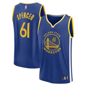 Fanatics Pat Spencer Golden State Warriors Royal Fast Break Replica Player Charming Jersey Icon Edition Sports enthusiasts
