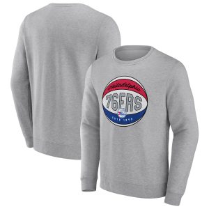 Fanatics Philadelphia 76ers Heathered Gray True Classics Vint Outstanding Pullover Sweatshirt Proven quality! Invest in this reliable jersey.