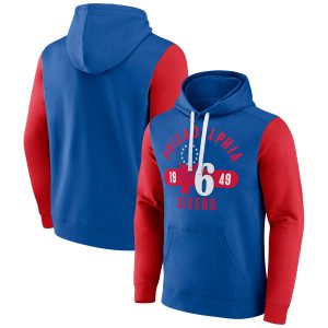 Fanatics Philadelphia 76ers Royal/Red Top - notch Big & Tall Bold Attack Pullover Hoodie Perfect fit! Order this comfortable jersey.