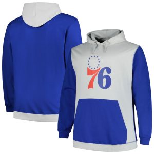 Fanatics Philadelphia 76ers Royal/Silver Big Splendid & Tall Primary Arctic Pullover Hoodie Flash sale! Snag this great jersey at a discounted price.