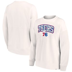 Fanatics Philadelphia 76ers Women's White Tonal Superior Leopard Pullover Sweatshirt Celebrate your team! Order this commemorative jersey.