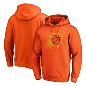 Fanatics Phoenix Suns Luxurious Orange Icon Primary Logo Fitted Pullover Hoodie Collectors