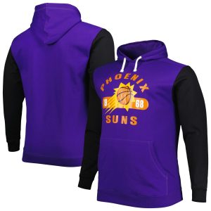 Fanatics Phoenix Suns Purple/Black Refined Big & Tall Bold Attack Pullover Hoodie Collector's item! A rare addition to any collection.