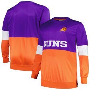 Fanatics Phoenix Suns Purple/Orange Amazing Big & Tall Split Pullover Sweatshirt Limited stock! Be quick and grab this must - have jersey to support your team.