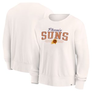 Fanatics Phoenix Suns Women's Charming Cream Close the Game Pullover Sweatshirt Flash sale! Snag this great jersey at a discounted price.