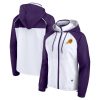 Fanatics Phoenix Suns Women's White/Purple Anorak Raglan Full Zip Hoodie Marvelous Jacket New arrival! Check out this fresh and exciting jersey.