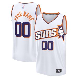 Fanatics Phoenix Suns Youth Enchanting White Fast Break Custom Replica Jersey Association Edition New arrival! Check out this fresh and exciting jersey.