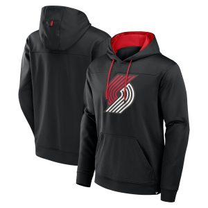 Fanatics Luxurious Portland Trail Blazers Black Reserve Defender Pullover Hoodie Sports enthusiasts