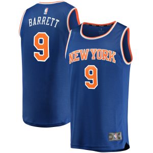 Fanatics Sophisticated RJ Barrett New York Knicks Blue Replica Fast Break Jersey Icon Edition Be a part of the action! Get this game - ready jersey.