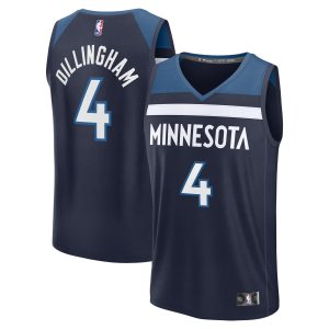 Fanatics Rob Dillingham Minnesota Timberwolves Youth Stylish Navy 2024 NBA Draft Fast Break Player Jersey Icon Edition Join the elite! Get this exclusive jersey.