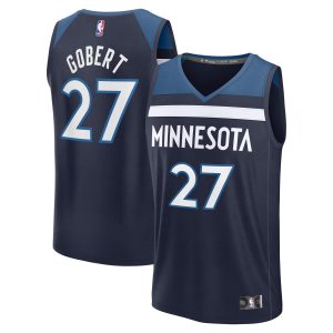 Fanatics Rudy Gobert Minnesota Exceptional Timberwolves Navy Fast Break Replica Player Jersey Icon Edition Time - sensitive! Order now before the deal expires.