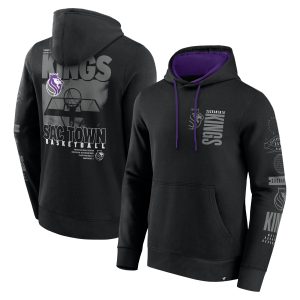 Fanatics Sacramento Kings Black Game Time Crossover Pullover Hoodie Charming Collector's item! A rare addition to any collection.