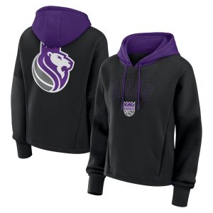 Fanatics Sacramento Kings Women's Black Post Up Boxy Marvelous Pullover Hoodie Limited stock! Be quick and grab this must - have jersey to support your team.